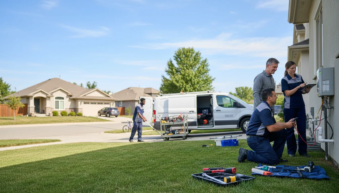 Tankless water heater service in Bagwell, TX